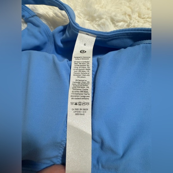 🆕 Lululemon Ribbed Nulu Asymmetrical Yoga Tank - Picture 7 of 13